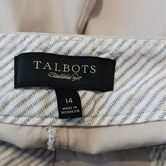 Talbots Signature Cropped Ankle Dress Pants Size 14 - Picture 7 of 9